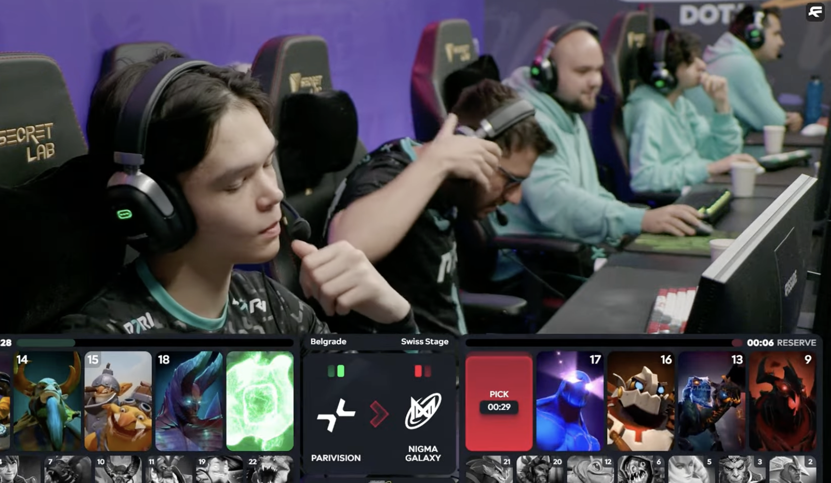 Официальный аккаунт Parvision Dota 2 на Youtube